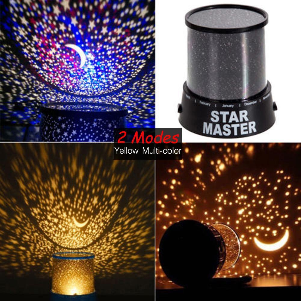 LED Night Light Star Sky Master Projector Romantic Room Novelty Starry Sleeping Lights Cute Gift