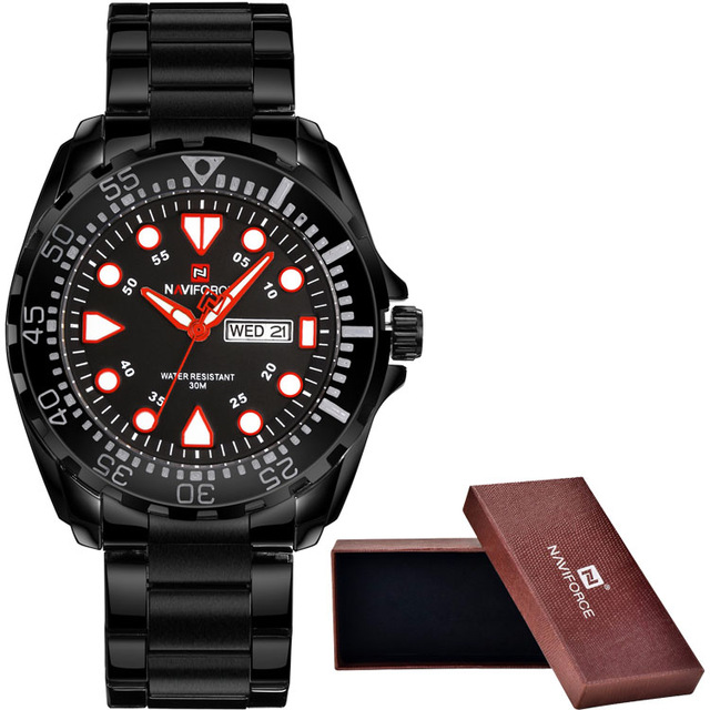 Top Brand Luxury Men's Sport Watches Men Waterproof Quartz Watch Man full steel Military Wrist Watch