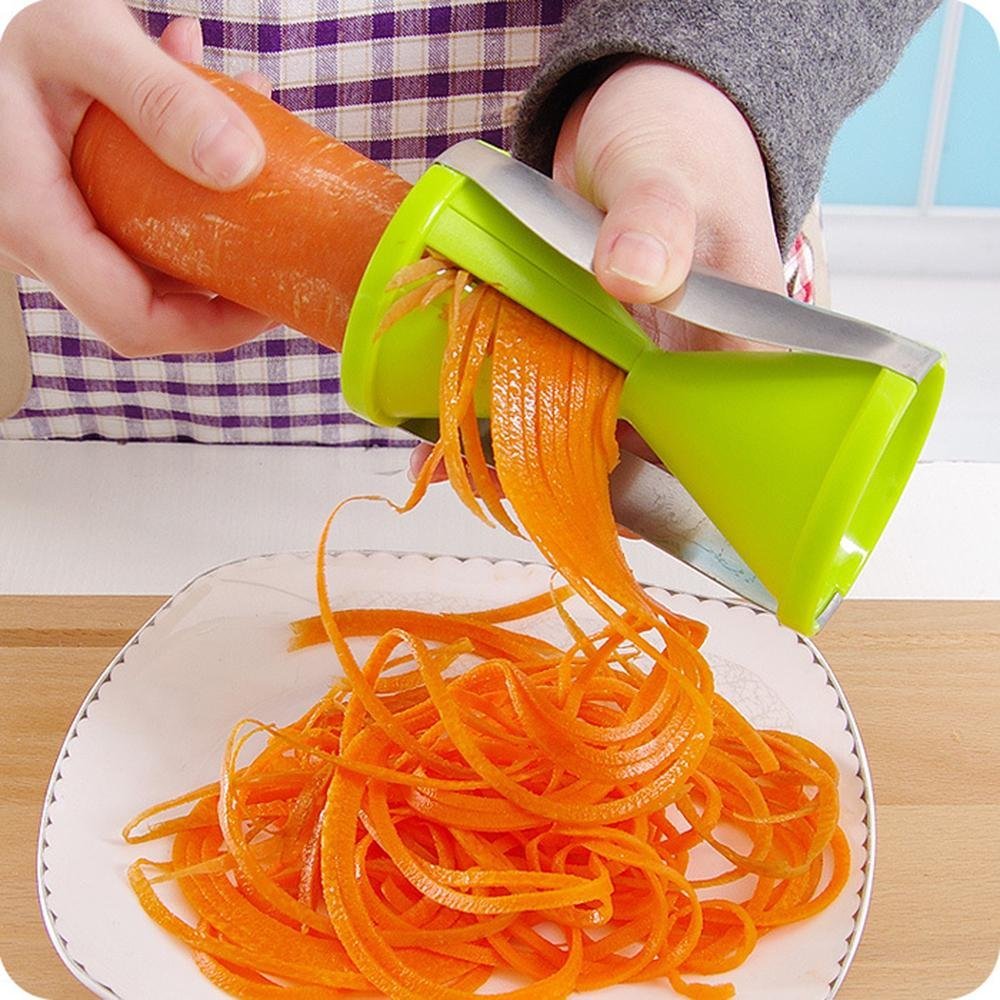 Fruit Spiral Shred Process Cutter Slicer Peeler Kitchen Tool  spirelli spiralizer julienne cutter