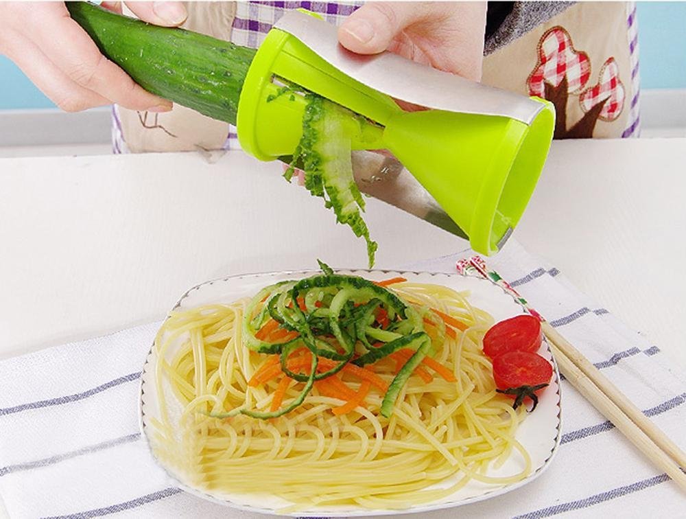 Fruit Spiral Shred Process Cutter Slicer Peeler Kitchen Tool  spirelli spiralizer julienne cutter