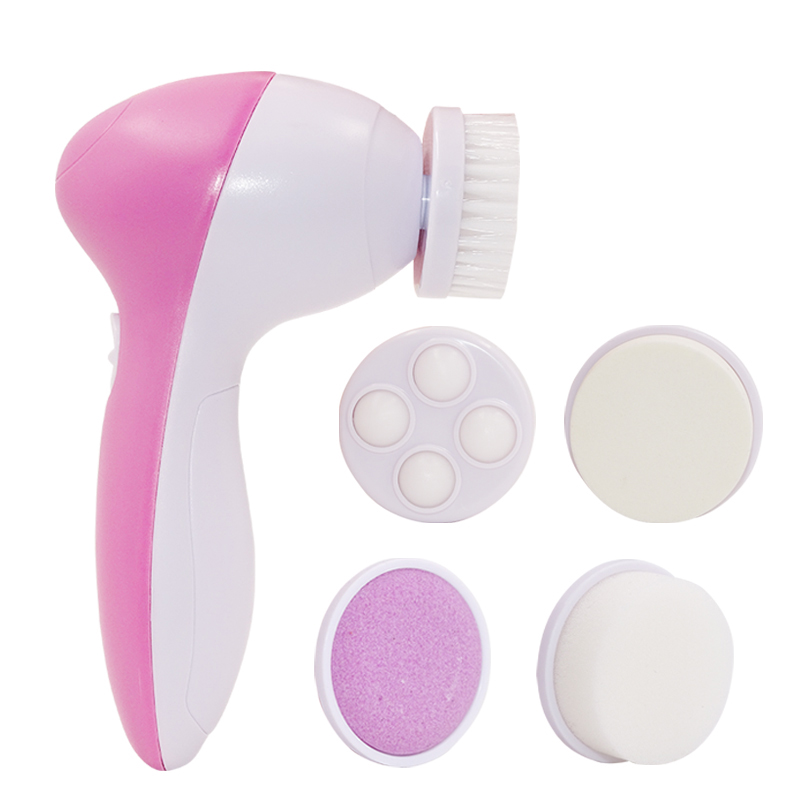 Electric Wash Face Machine Facial Pore Cleaner Body Cleaning Massage Mini Skin Beauty Massager Brush