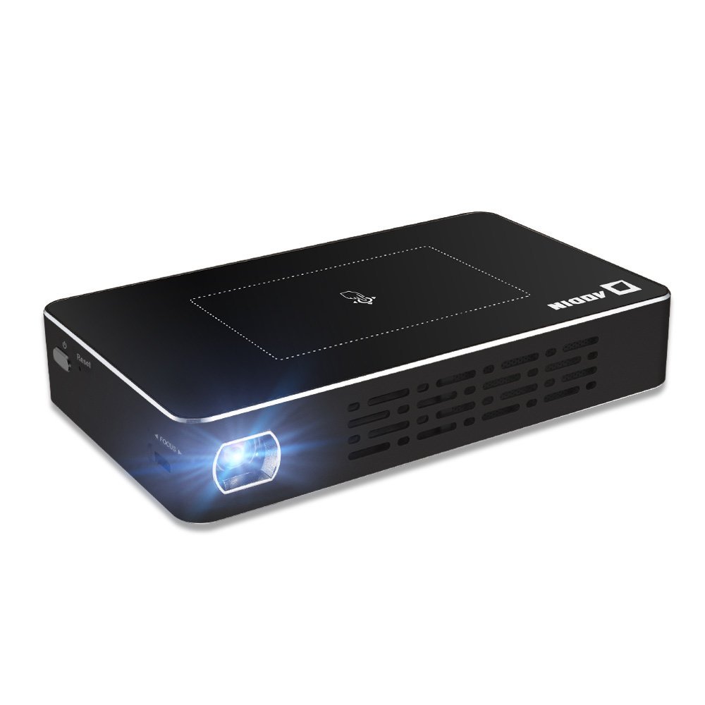 Portable Mini Projector with HDMI Input Wireless Wifi Bluetooth 1080P Pocket Projector