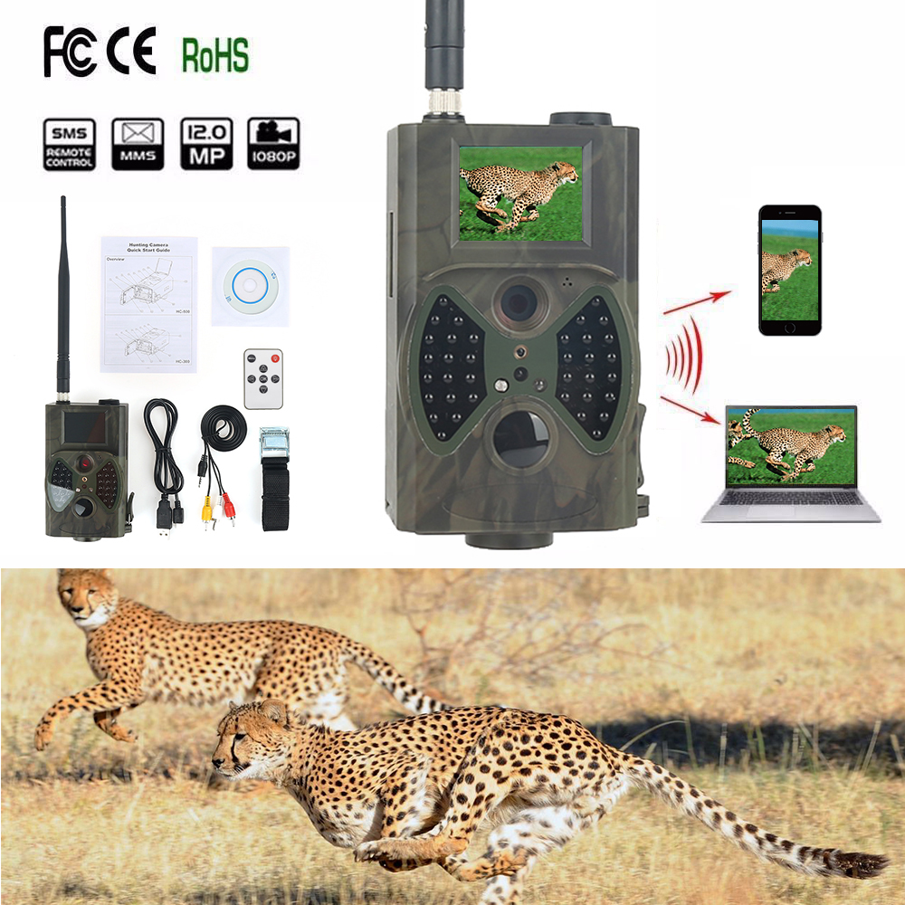 HD Hunting Ghost Trail Digital IR Camera Scouting Infrared Video GPRS GSM 12MP For Outdoor Hunting