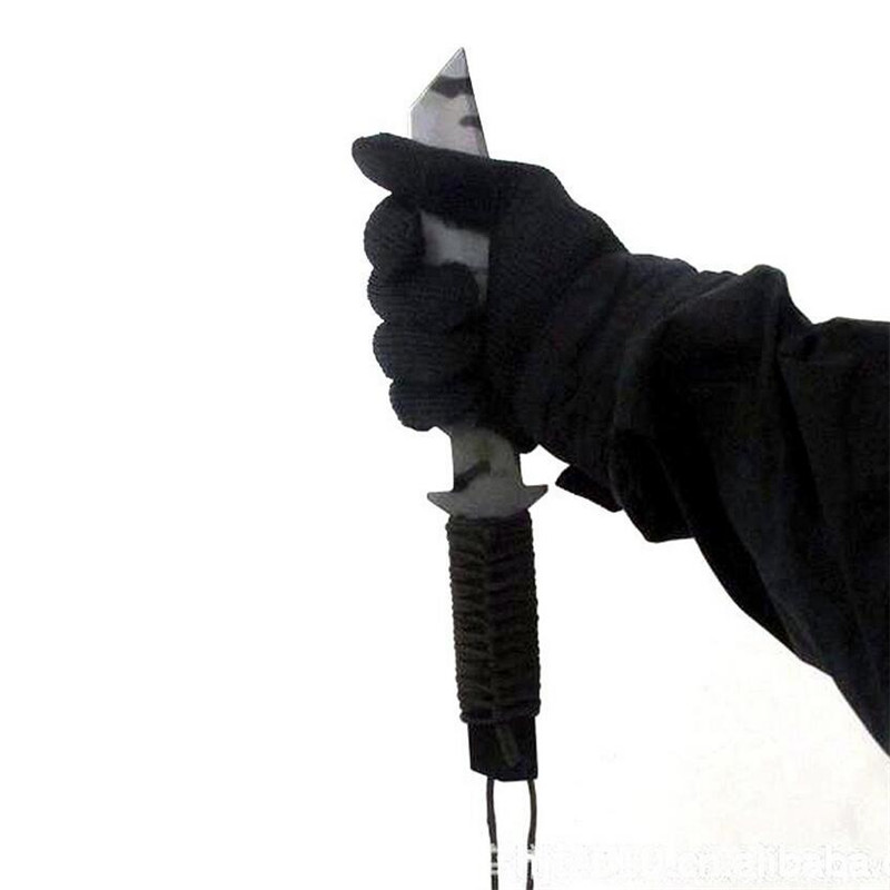 1Pair Working Safety Gloves Cut Resistant Protective Stainless Steel Wire Anti-Cutting Gloves