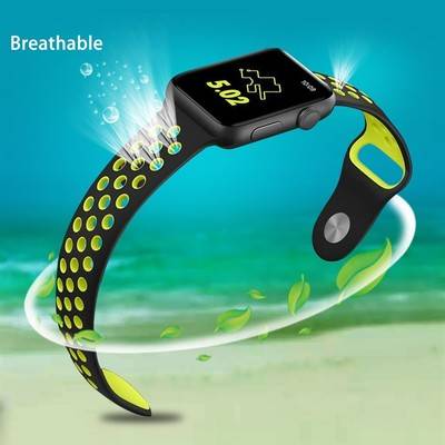 38/42MM Soft Silicone Sport Replacement Apple Watch Strap Band