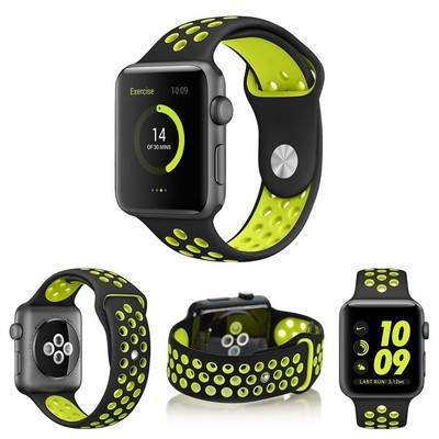 38/42MM Soft Silicone Sport Replacement Apple Watch Strap Band