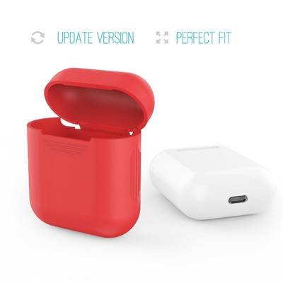 [Upgraded Version] AirPods Silicone Case Shock Proof Protective Cover for Apple AirPods