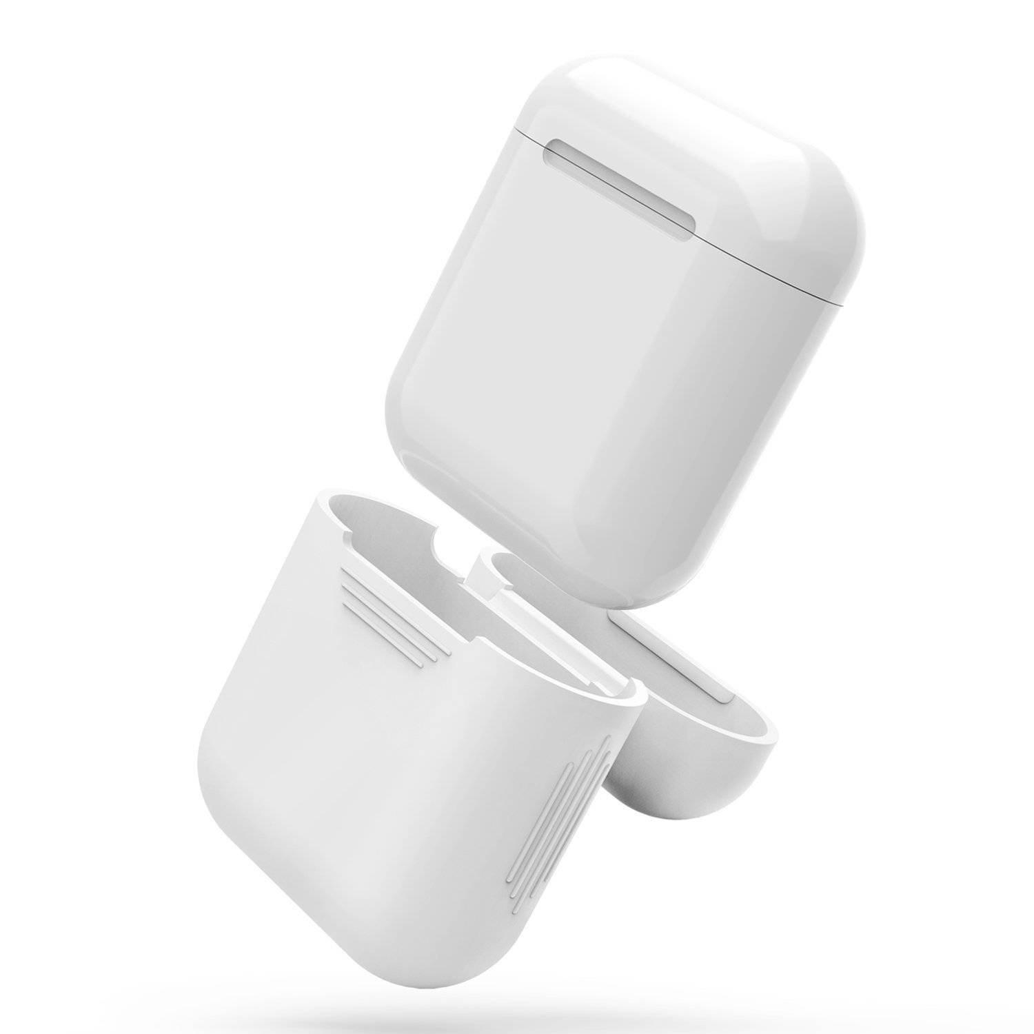 [Upgraded Version] AirPods Silicone Case Shock Proof Protective Cover for Apple AirPods