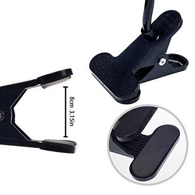Plastic Flexible Long Arms Gooseneck Clip Clamp Stand Universal Cell Phone Holder