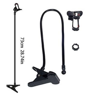 Plastic Flexible Long Arms Gooseneck Clip Clamp Stand Universal Cell Phone Holder