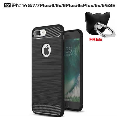 iPhone X/8/7/7 Plus/6/6S/6 Plus/5/5S/SE Case Slim Case Anti-scratch Protective Back Cover For iPhone