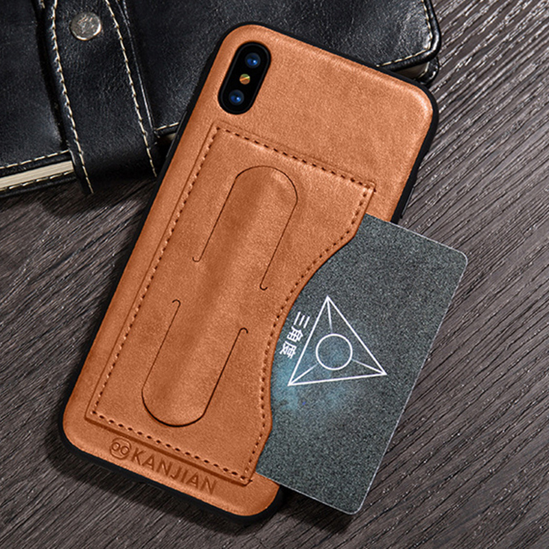 For iPhone X 7 8 Plus 6 6s Plus Case Cover Card Pocket Wallet Leather Magnetic Stand Protection