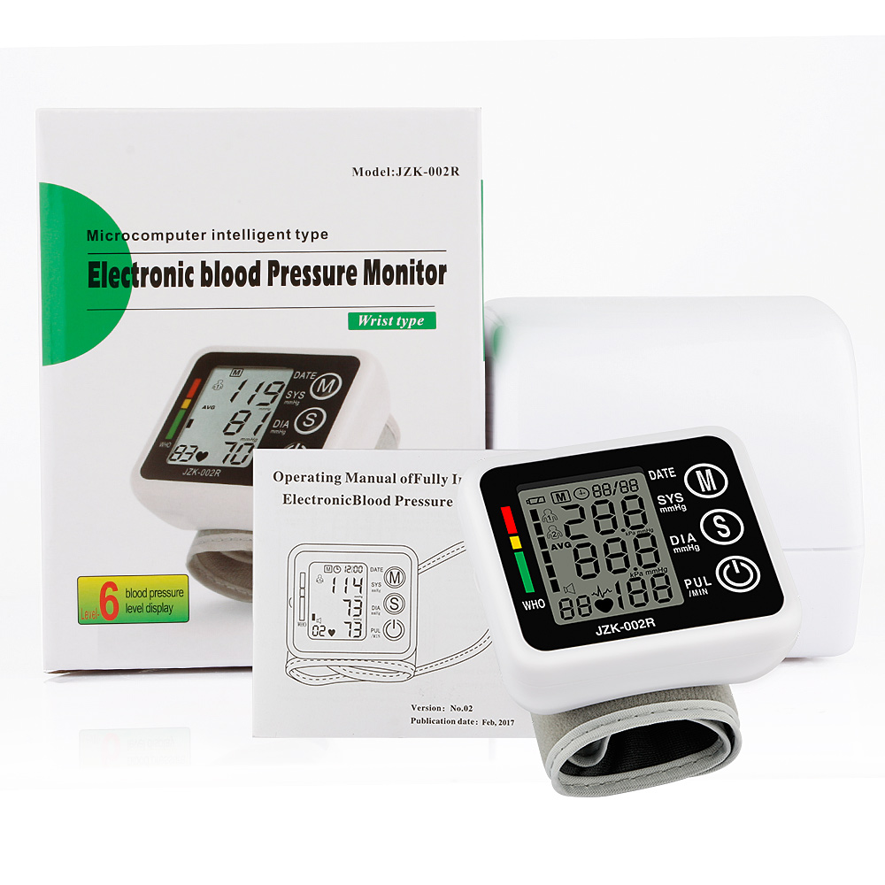 Health Care Germany Chip Automatic Wrist Digital Blood Pressure Monitor Tonometer Meter
