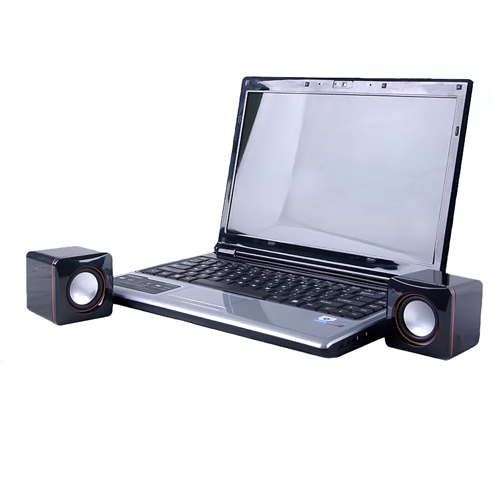 Laptop PC Notebook Cellphone Mini USB 3.5mm Portable Audio Music Player Speaker Stereo Subwoofer