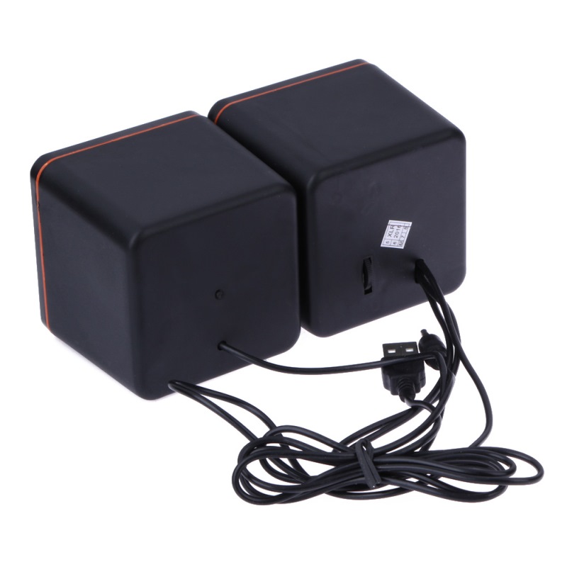 Laptop PC Notebook Cellphone Mini USB 3.5mm Portable Audio Music Player Speaker Stereo Subwoofer