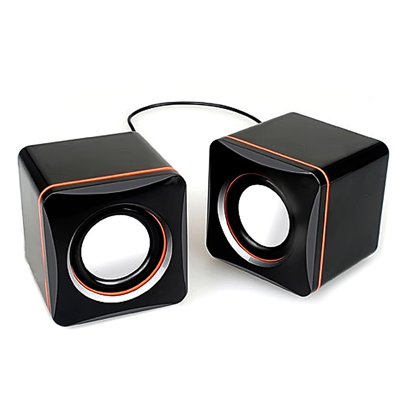 Laptop PC Notebook Cellphone Mini USB 3.5mm Portable Audio Music Player Speaker Stereo Subwoofer