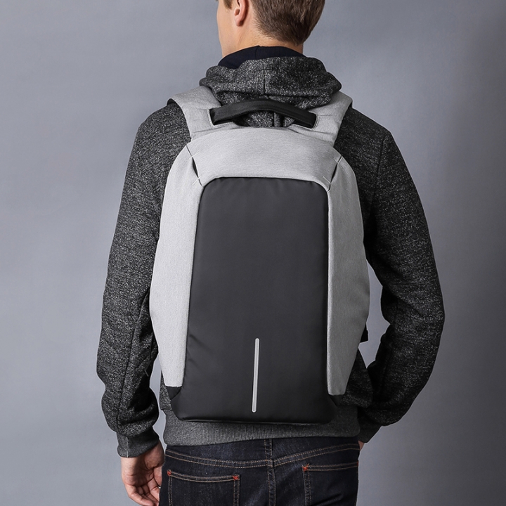 Anti theft USB Charging 15 Inches Laptop Backpack for Men Women Backpacks Fashion Black School Bags