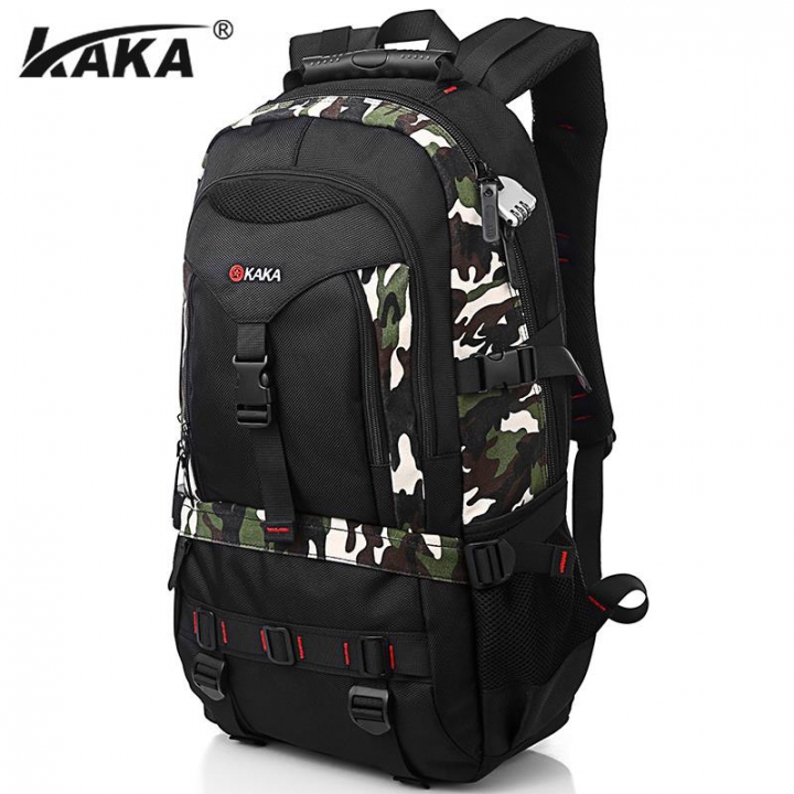 Multifunctional Mountain Men Macbook Laptop School Backpack Large Capacity Male Travel Luggage Bag