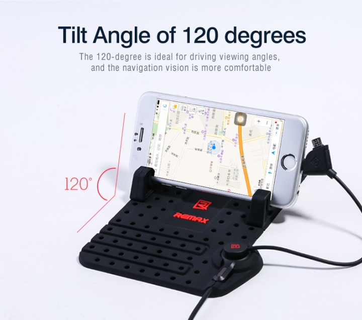 Car Phone Holder Adjustable Mount GPS charging Car Dashboard Bracket With Magnetic USB Data cable