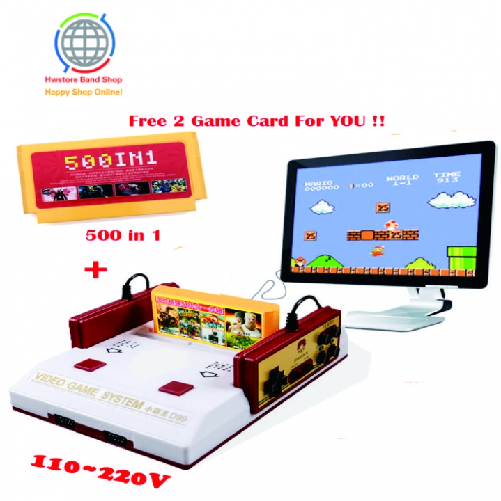 Video Game Console 8Bit Game Consoles Player With 500 In 1 Game Card Free Shipping