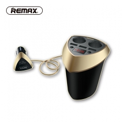 REMAX 80w 3.4A 3 USB Car Charger Fast charging with Voltage Display car cigarette lighter Socket