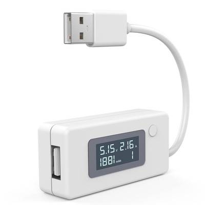 Digital LCD USB Charger Capacity Current Voltage Tester Meter Networking Tools For Cell Phone