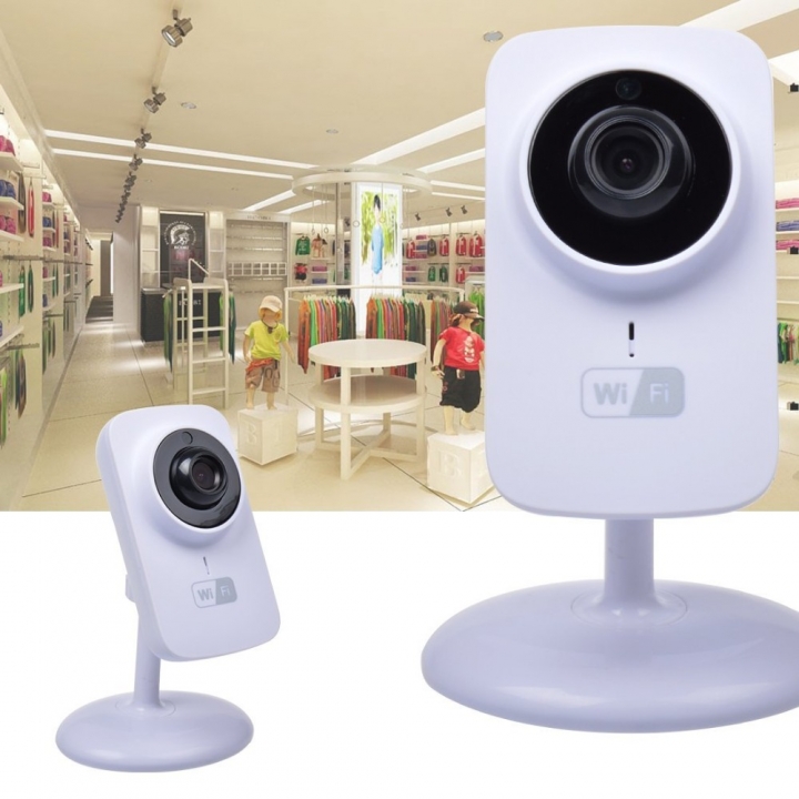 WiFi Netcam HD IP wireless Camera P2P Video Night Vision Motion Detection for iOS Android UK plug