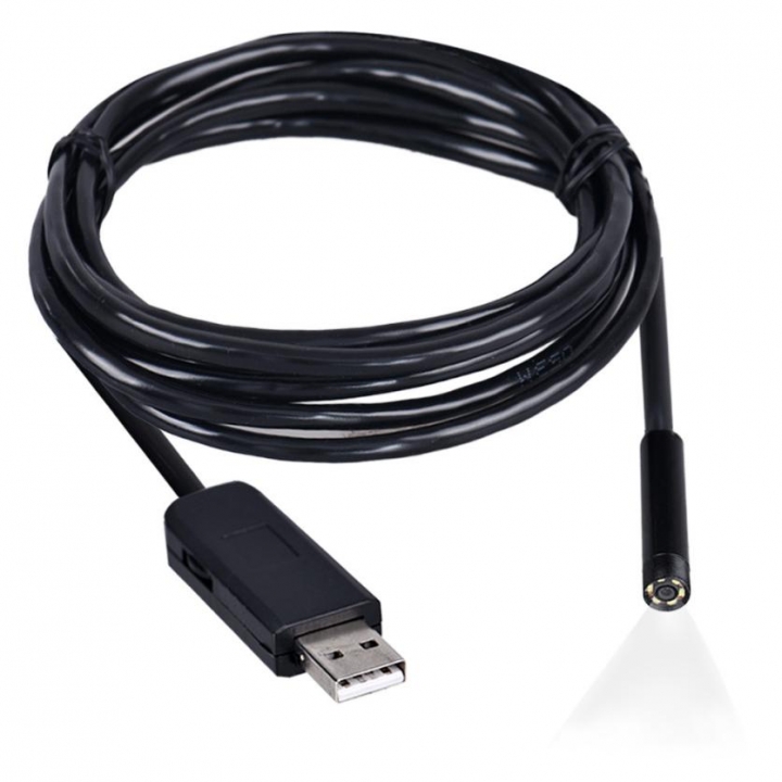 New mini camera 7mm LED USB Waterproof Endoscope Borescope Snake Inspection Video  7mm diameter Lens
