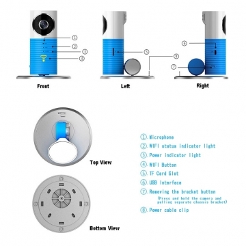Mother &amp; Kids Safety Baby Monitors Digital Wireless Wifi 720P CellPhone Monitoring IP Camera
