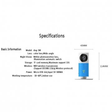Mother &amp; Kids Safety Baby Monitors Digital Wireless Wifi 720P CellPhone Monitoring IP Camera