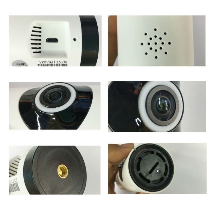 Fisheye Panoramic WiFi Wireless Mini ip Camera Baby Monitor Night vision Smart Kids Security Video