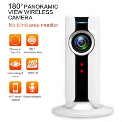 720P WIFI 360 Video Degrees Panoramic Fisheye Network Cam Home Security Safety Camera Night Vision
