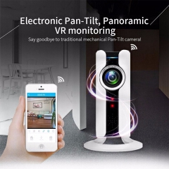 720P WIFI 360 Video Degrees Panoramic Fisheye Network Cam Home Security Safety Camera Night Vision
