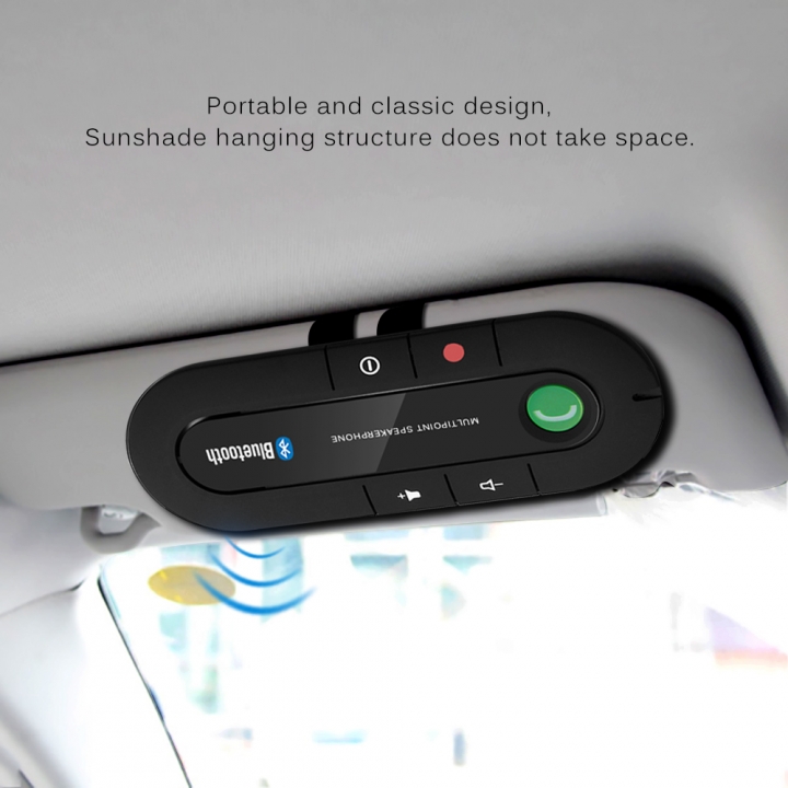 Car Bluetooth Speakerphone MP3 Music Player Wireless Bluetooth Handsfree Car Kit Audio Receiver