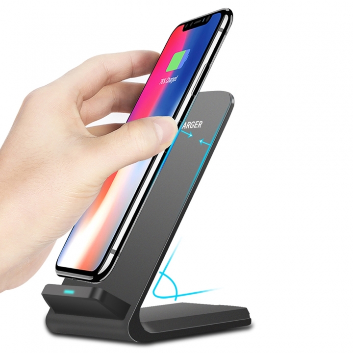 For Samsung S9 S8 mix2s iPhone X 8 Qi Wireless Charger Fast Charging Holder  Phone Fast Charger