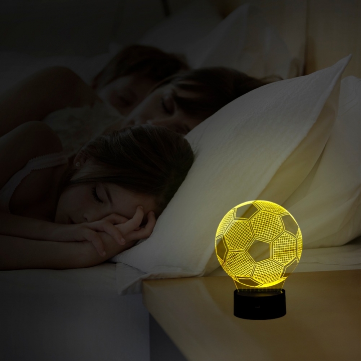 3D illusion Lamp LED Night Lights football Discoloration Colorful Atmosphere Lamp Novelty Lighting