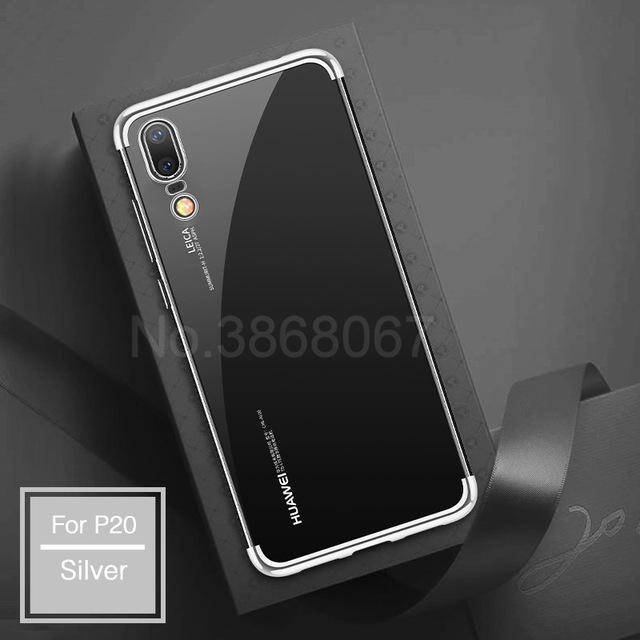Luxury Transparent Slim Case For Huawei P20 Pro P20  Lite Nova 3E Phone Silicone Cover Case Shell
