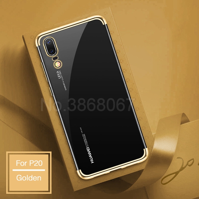 Luxury Transparent Slim Case For Huawei P20 Pro P20  Lite Nova 3E Phone Silicone Cover Case Shell