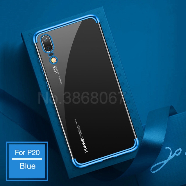 Luxury Transparent Slim Case For Huawei P20 Pro P20  Lite Nova 3E Phone Silicone Cover Case Shell