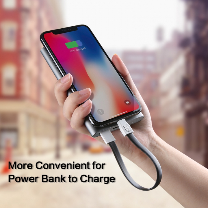 Universal Lighting Cable For iPhone 8 7 6 Plus KeyChain Charging Sync Data Cord Charger USB Cable
