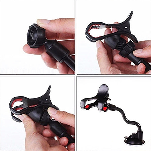 360 Rotation Car Mount Holder Universal Windshield Bracket for GPS Mobile Phone