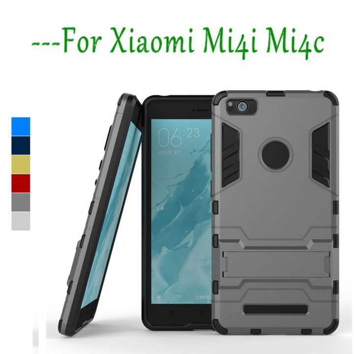 Xiaomi Mi4c Mi4i  Case Cover Slim Plastic &amp; Soft Silicon Case For Xiaomi Mi4c Case