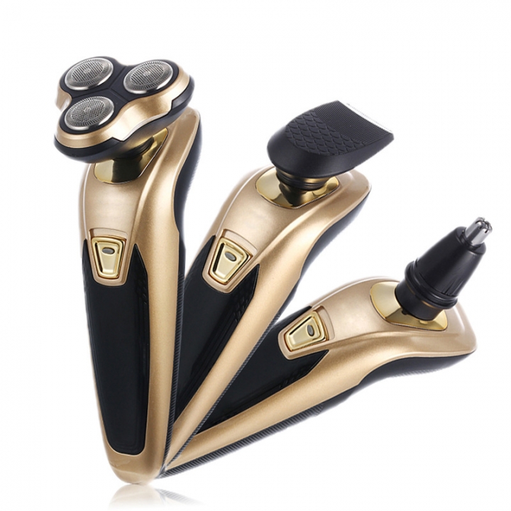 Wet/dry 4D Shaver Men three-in-one charge Electric Shaver Electric Razor Rechargeable machine shaver