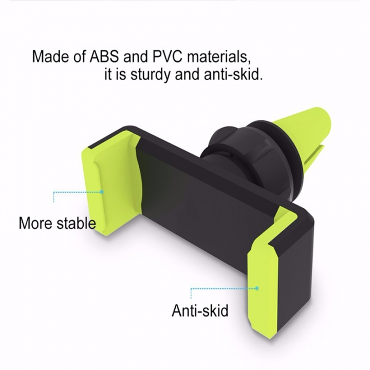 Car Phone Holder For Tecno infinix  Degree Ratotable Support Mobile Air Vent Car Mount Phone Stand