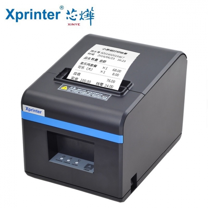 80mm Thermal Printer Kitchen Restaurant Medical Ticket Printer With Auto Cutter USB Receip Printer