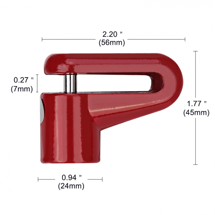 Bike Bicycle Motorcycle Lock Anti theft Disk Disc Brake Rotor Lock For Scooter Safety Lock