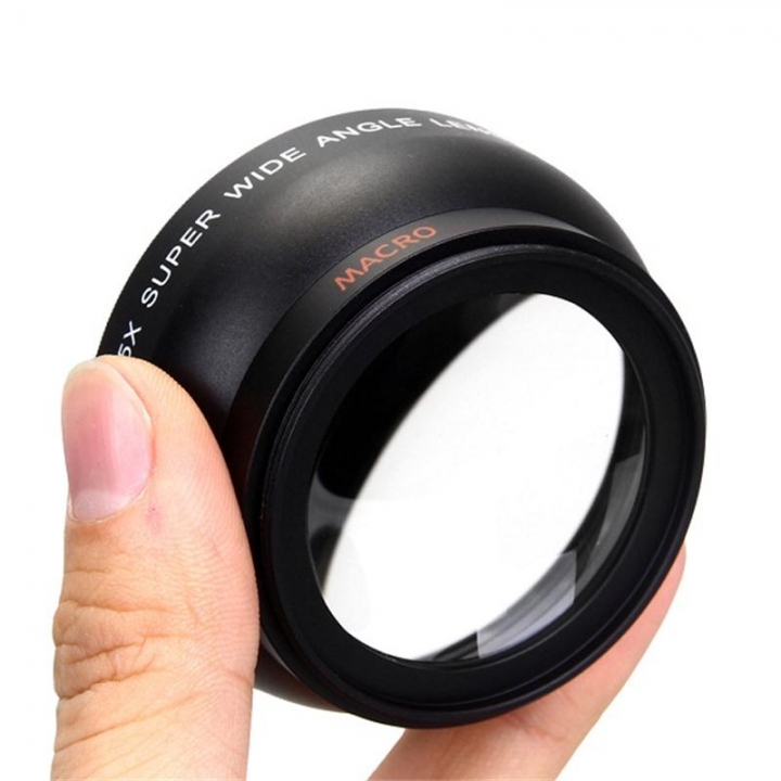 58mm 0.45x SLR Camera Wide Angle Lens + Macro Lens For 58mm Canon Sony Nikon  Pansonic SLR Camera