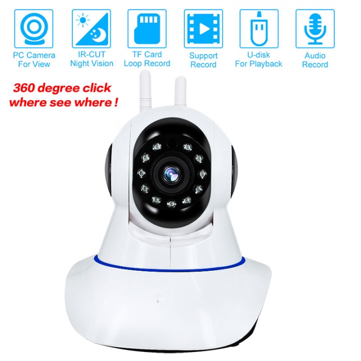 1080P IP Wireless Camera 360 Degree CCTV Wifi Camera Night Vision Security Cameras