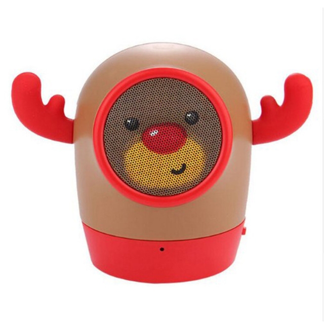 Portable Bluetooth Stereo Bass Sound Amplifier Cartoon Speakers Speaker Gift With Mic For Cellphone
