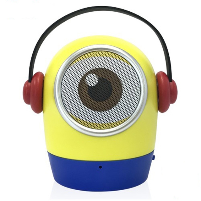 Portable Bluetooth Stereo Bass Sound Amplifier Cartoon Speakers Speaker Gift With Mic For Cellphone